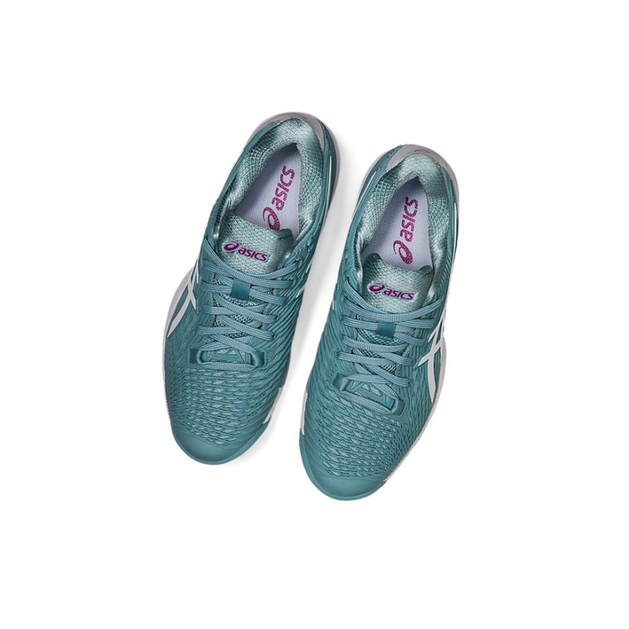 Smoke Blue / White Women's Asics SOLUTION SPEED FF 2 Tennis Shoes | US51349ES