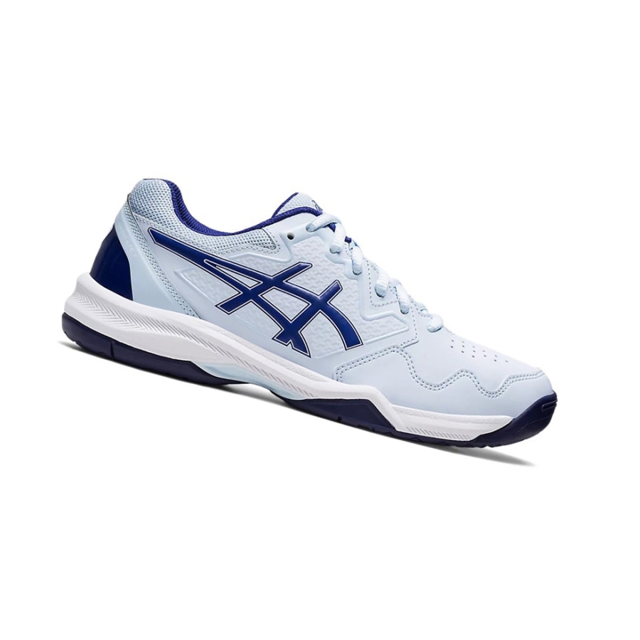 Soft Sky / Dive Blue Women\'s Asics GEL-DEDICATE 7 Tennis Shoes | US20436XV