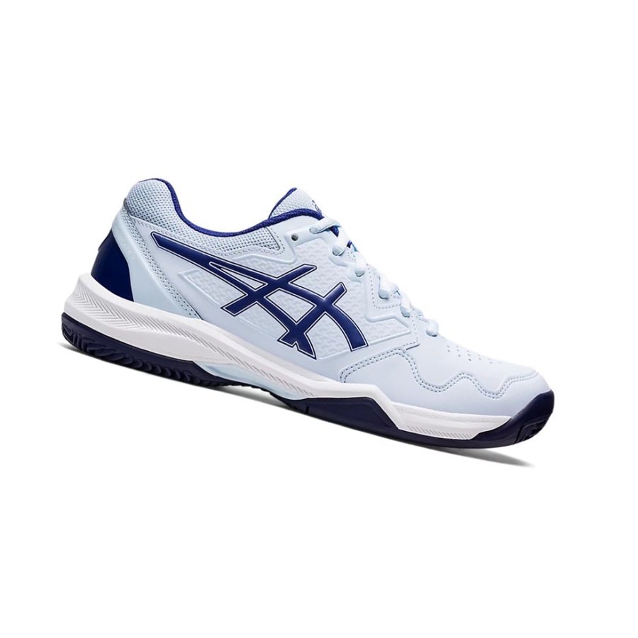 Soft Sky / Dive Blue Women\'s Asics GEL-DEDICATE 7 CLAY Tennis Shoes | US26438QF