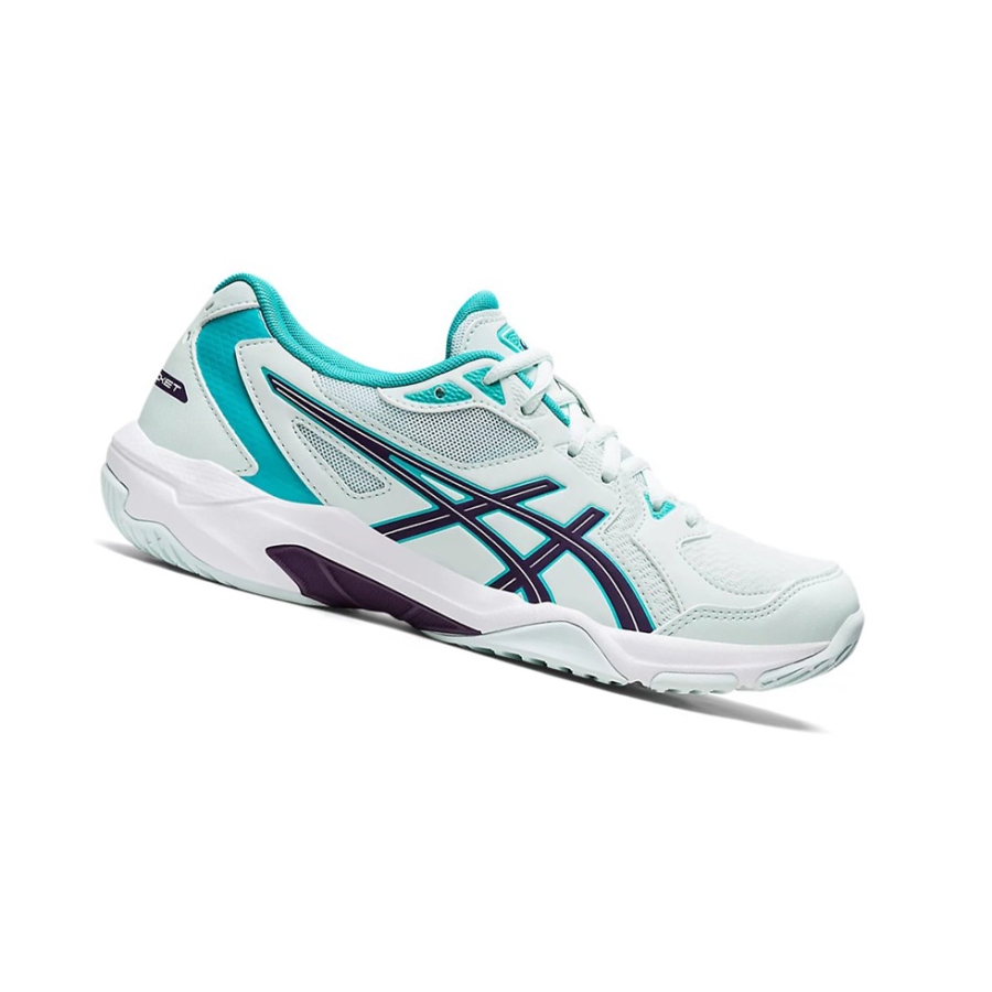 Soothing Sea / Night Shade Women\'s Asics GEL-ROCKET 10 Volleyball Shoes | US57398WK