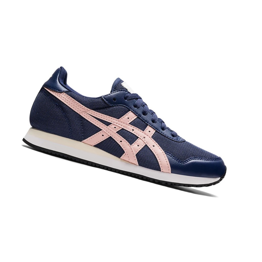 Thunder Blue / Ginger Peach Women\'s Asics TIGER RUNNER Sneakers | US90672DO