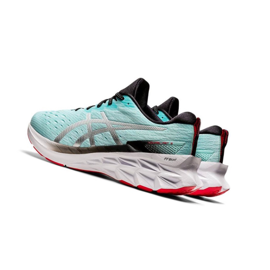 Turquoise Men's Asics NOVABLAST 2 Running Shoes | US01562HV