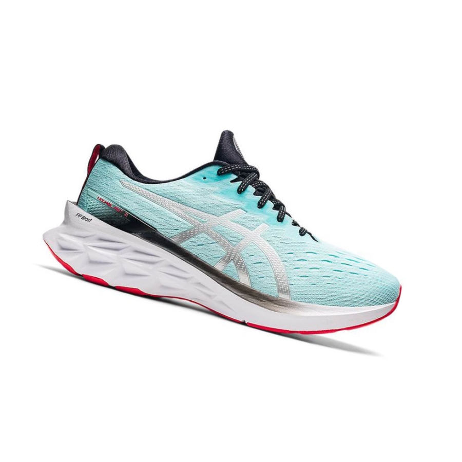 Turquoise Men\'s Asics NOVABLAST 2 Running Shoes | US01562HV