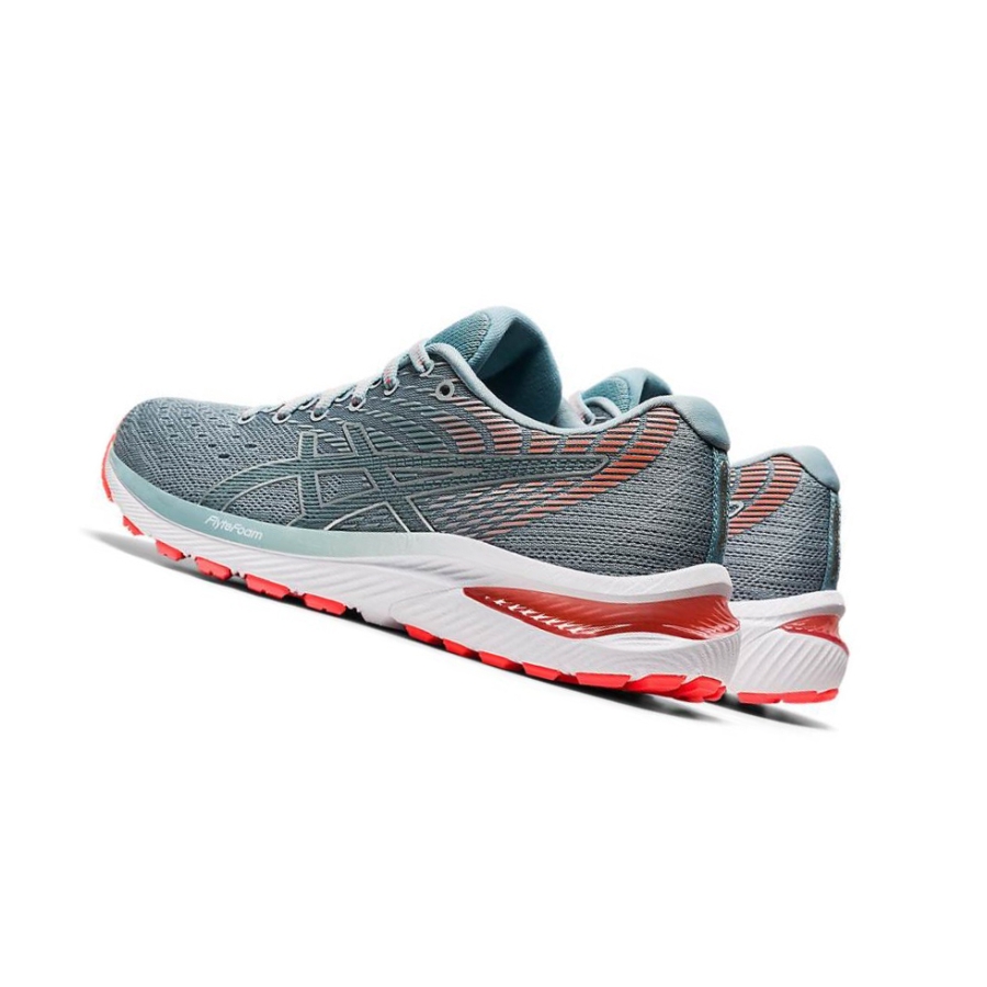 Turquoise Women's Asics GEL-CUMULUS 22 Wide Running Shoes | US16524AU