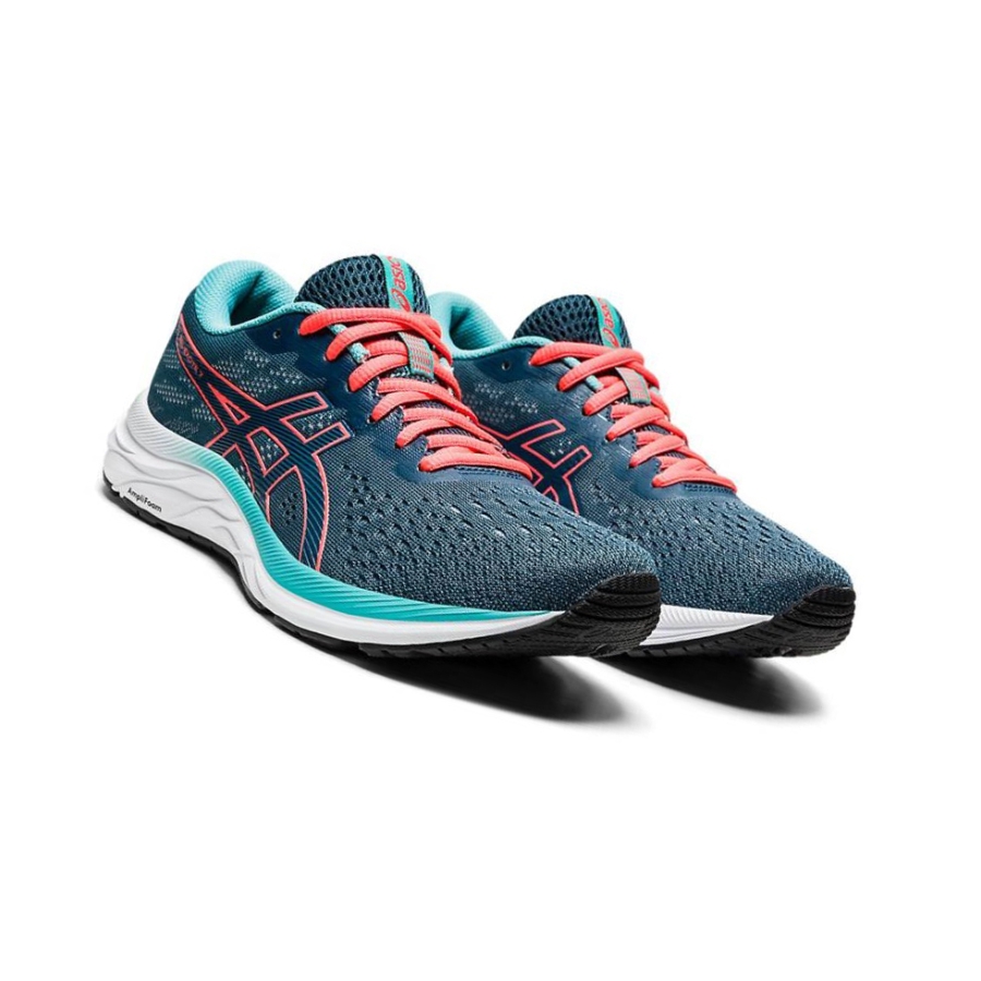 Turquoise Women's Asics GEL-EXCITE 7 Running Shoes | US82047UP