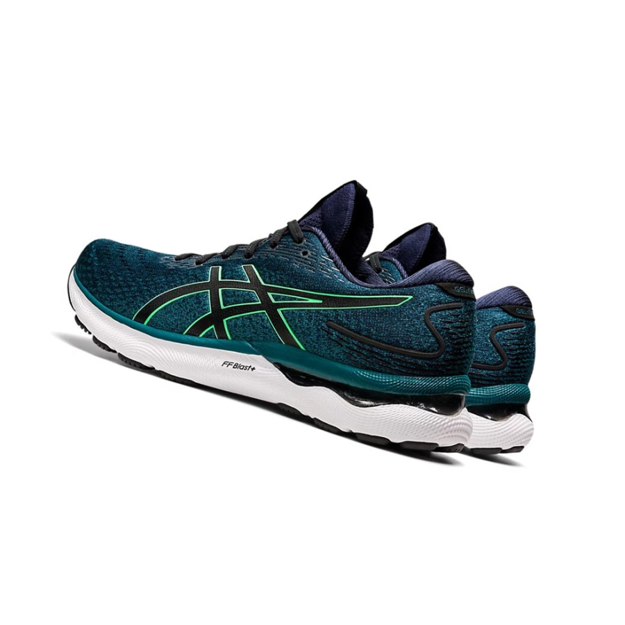 Velvet Pine / New Leaf Men's Asics GEL-NIMBUS 24 Running Shoes | US84702GD