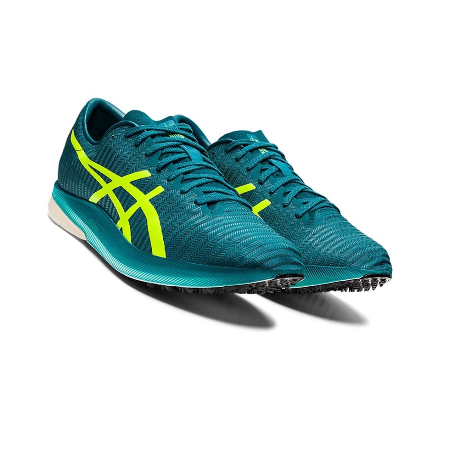 Velvet Pine / Safety Yellow Women's Asics METASPEED LD Running Shoes | US92586UZ