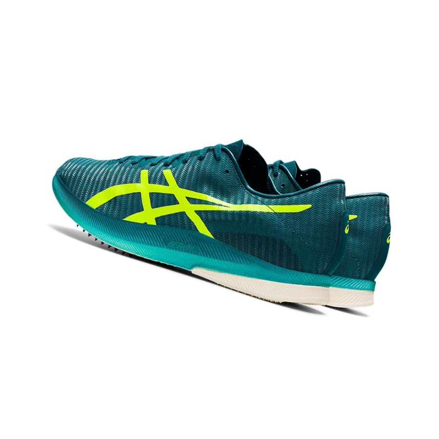 Velvet Pine / Safety Yellow Women's Asics METASPEED LD Running Shoes | US92586UZ