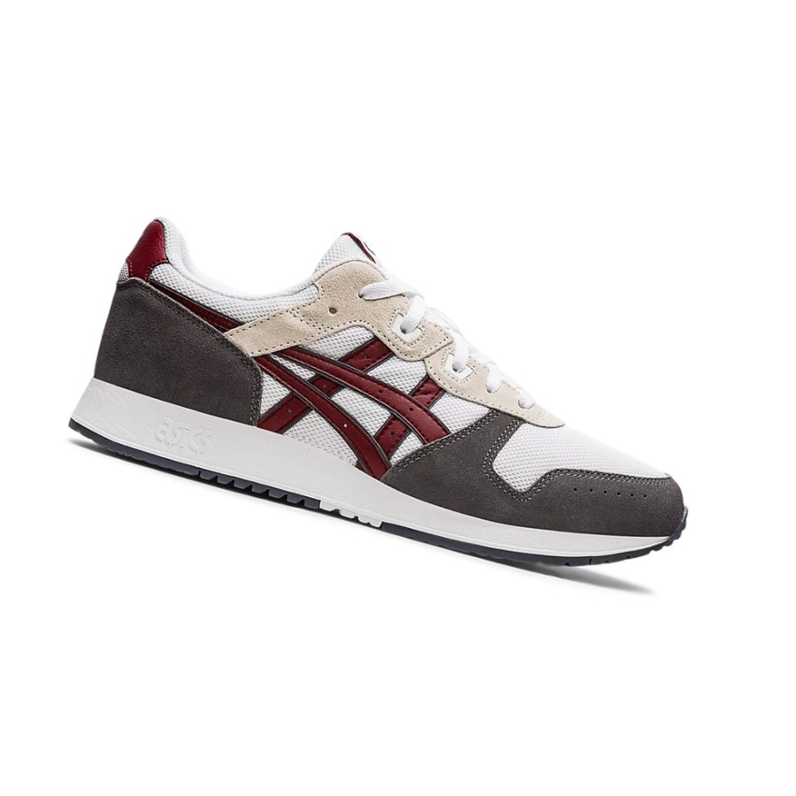 White / Beet Juice Men\'s Asics LYTE CLASSIC Sneakers | US54780GQ