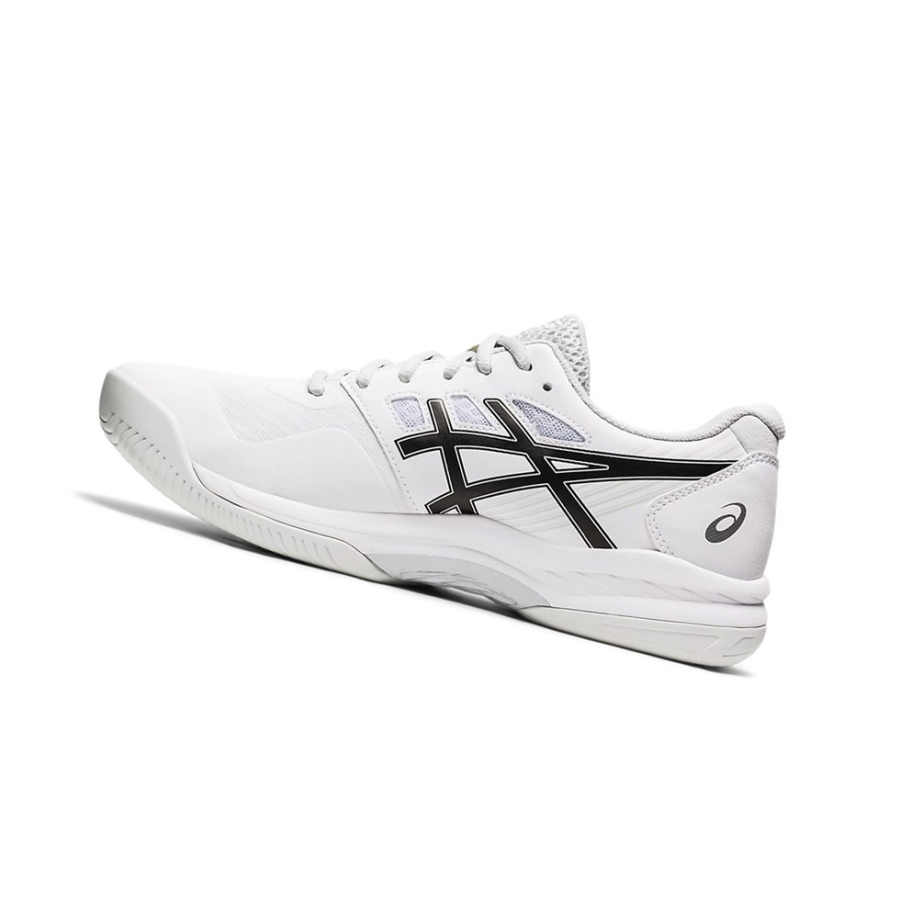 White / Black Men's Asics GEL-GAME 8 Tennis Shoes | US67930YK