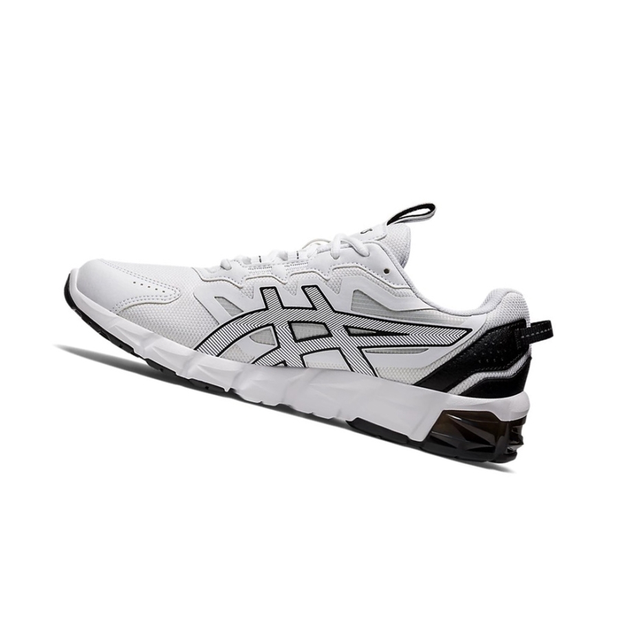 White / Black Men's Asics GEL-QUANTUM 90 Sneakers | US13786FI