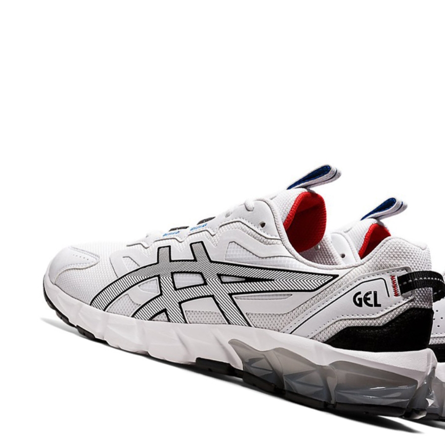 White / Black Men's Asics GEL-QUANTUM 90 Sneakers | US64120YT