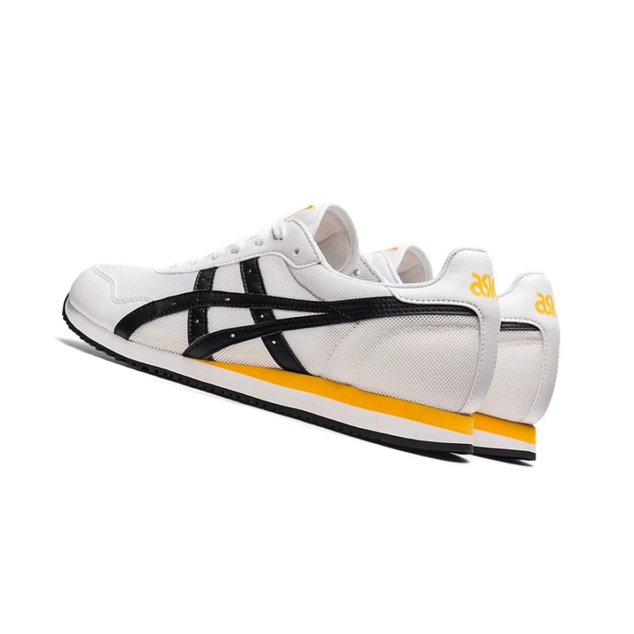 White / Black Men's Asics TIGER RUNNER Sneakers | US67210RC