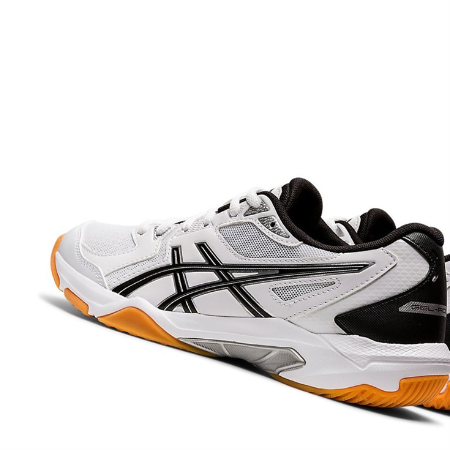 White / Black Women's Asics GEL-ROCKET 10 Volleyball Shoes | US76319LZ