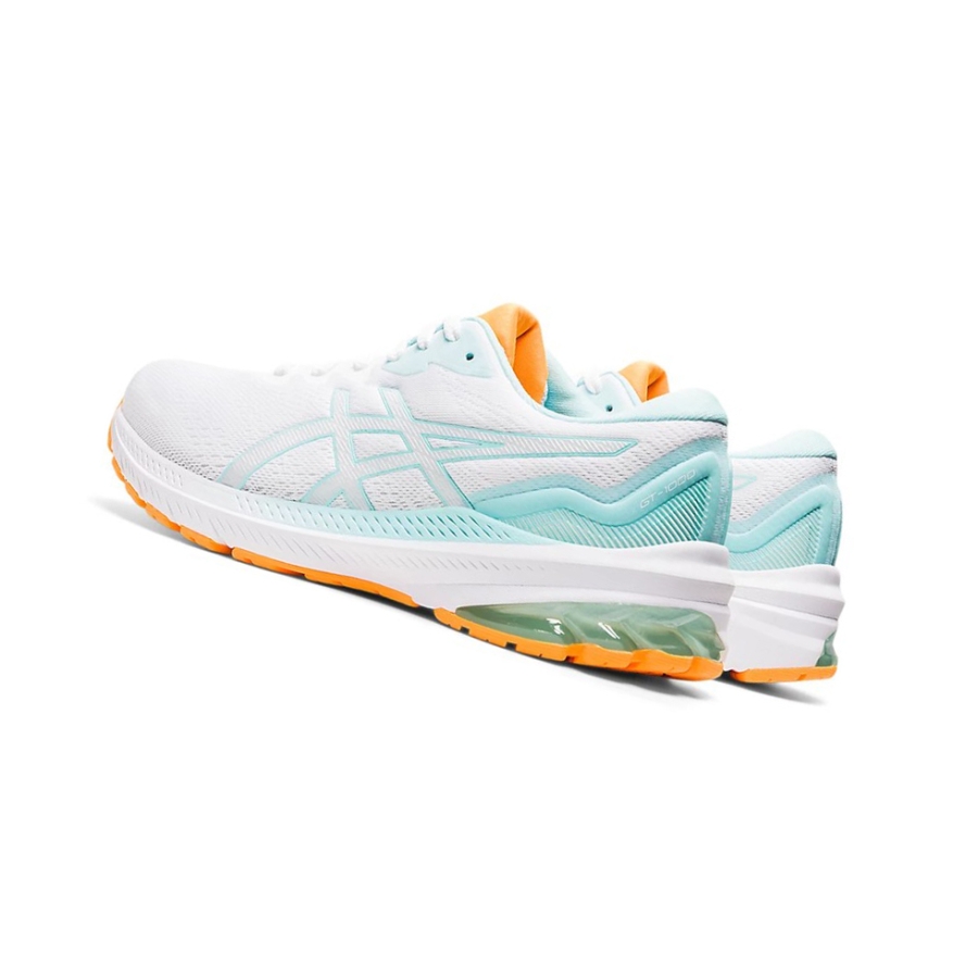 White / Clear Blue Women's Asics GT-1000 11 Running Shoes | US60425OZ