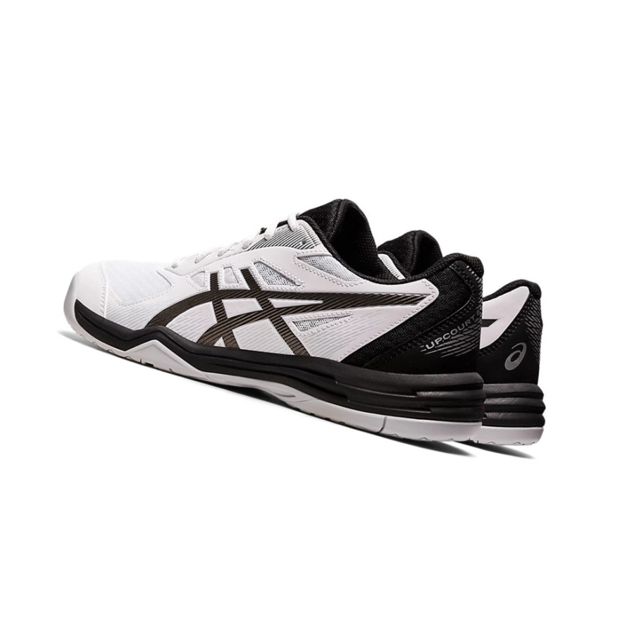 White / Gunmetal Men's Asics UPCOURT 5 Volleyball Shoes | US71308CV