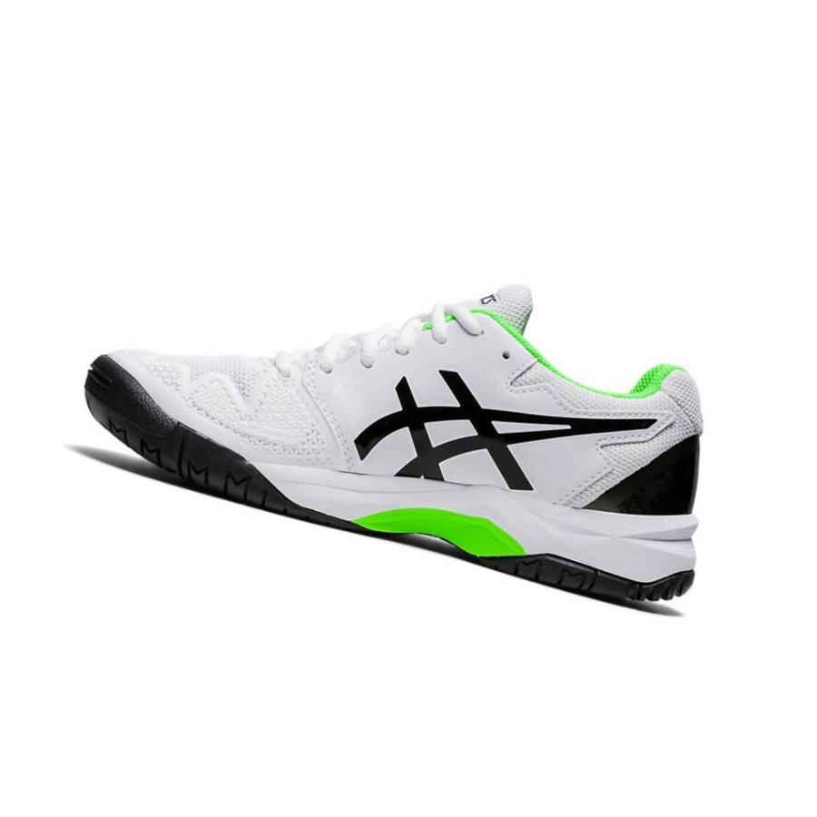 White Kids' Asics GEL-RESOLUTION 8 Clay GS Tennis Shoes | US67491RW