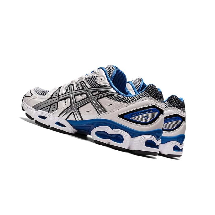 White / Lake Drive Men's Asics GEL-NIMBUS 9 Sneakers | US53416HP