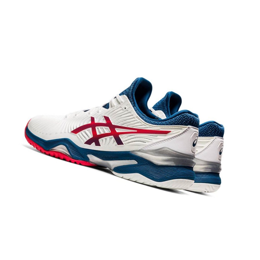 White Men's Asics COURT FF Tennis Shoes | US25364YK