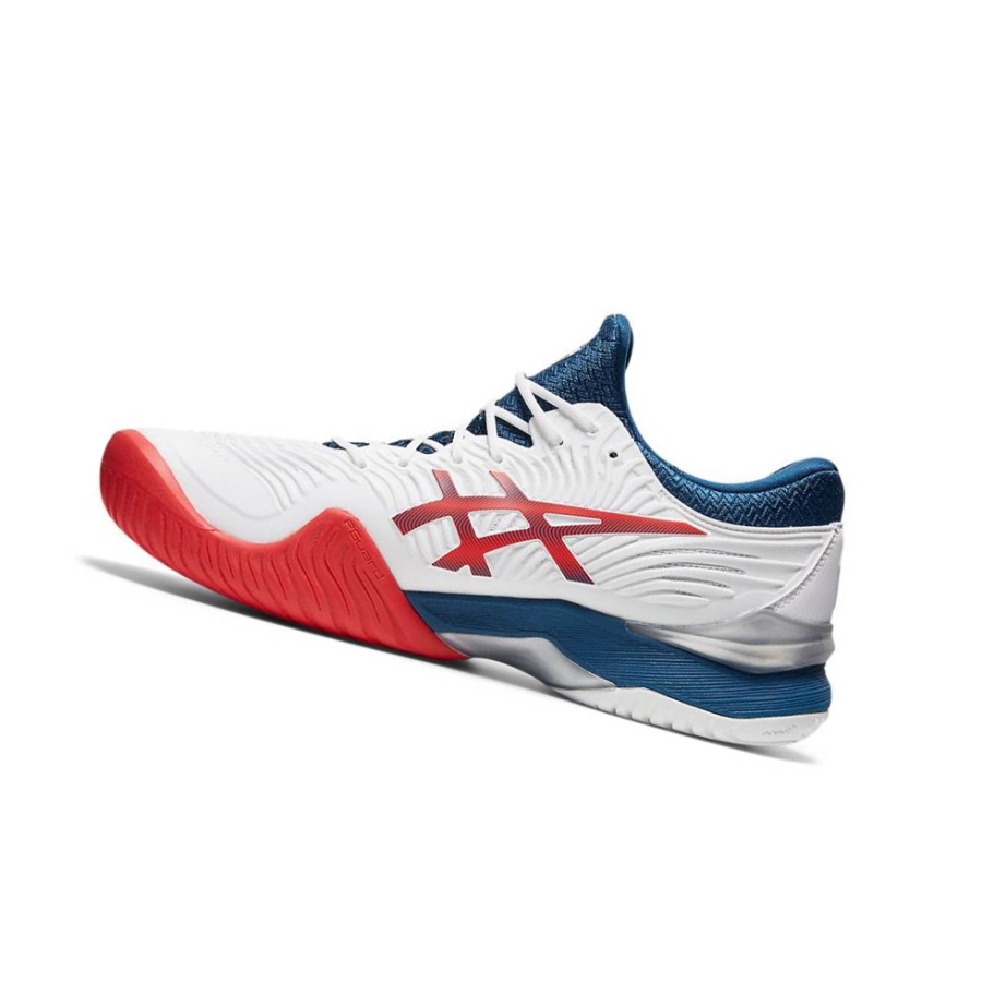 White Men's Asics COURT FF Tennis Shoes | US25364YK