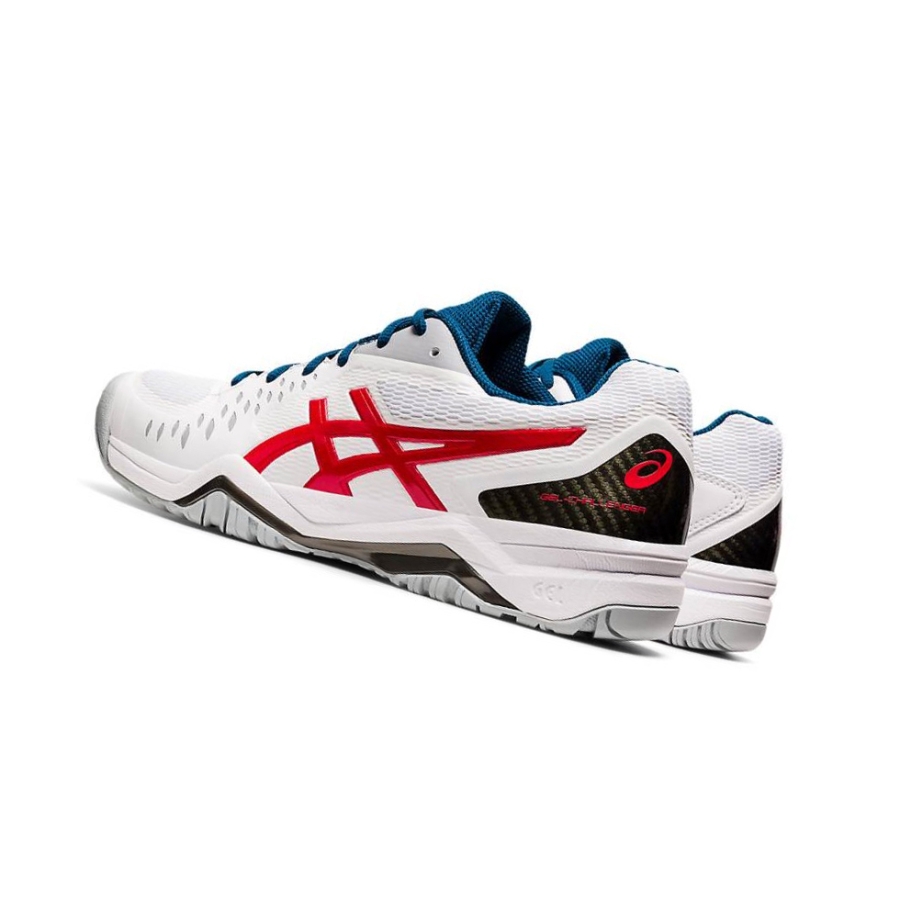 White Men's Asics GEL-CHALLENGER 12 Tennis Shoes | US16705RQ