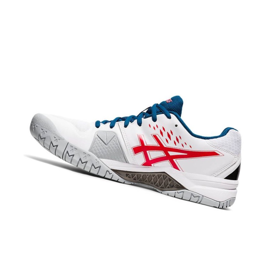 White Men's Asics GEL-CHALLENGER 12 Tennis Shoes | US16705RQ