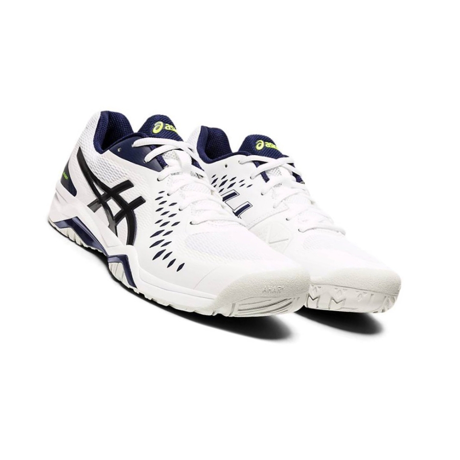 White Men's Asics GEL-CHALLENGER 12 Tennis Shoes | US28904SW