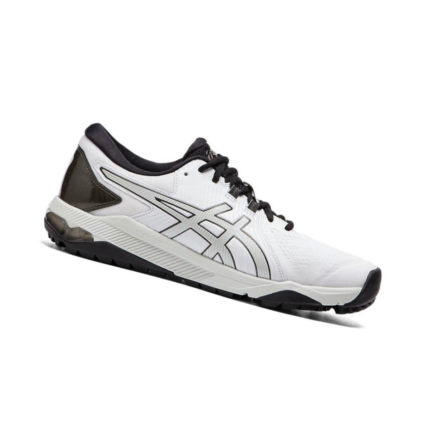 White Men\'s Asics GEL-COURSE GLIDE Golf Shoes | US76905GT