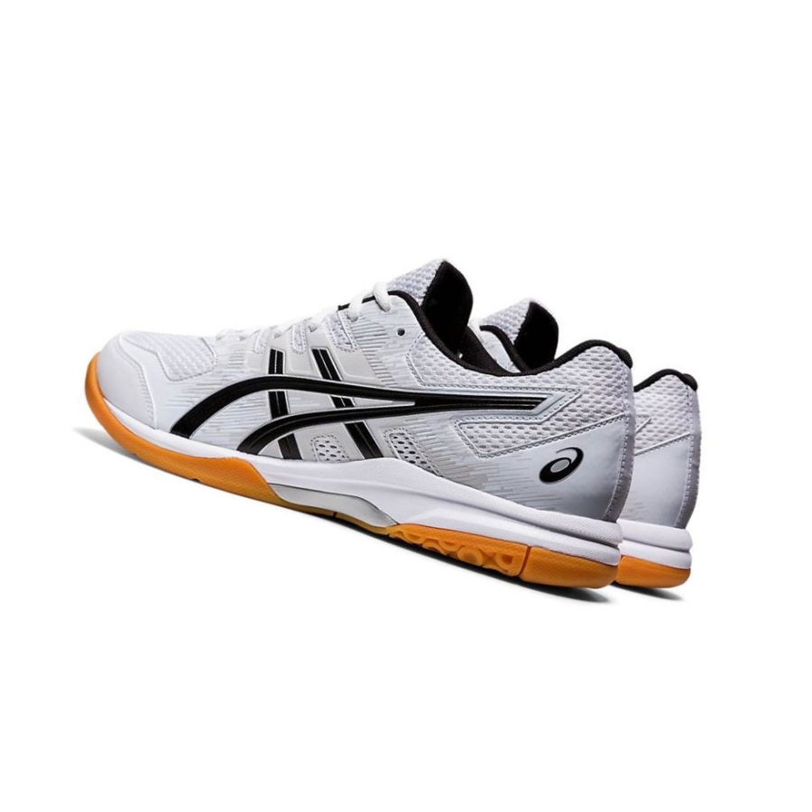 White Men's Asics GEL-FURTHER UP Volleyball Shoes | US82039KD