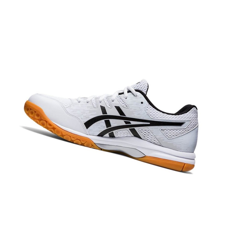 White Men's Asics GEL-FURTHER UP Volleyball Shoes | US82039KD