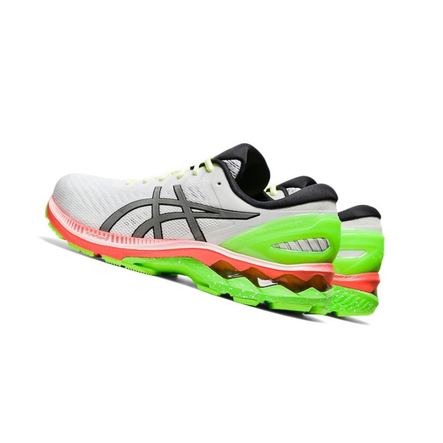 White Men's Asics GEL-KAYANO 27 LITE-SHOW Running Shoes | US60541JY