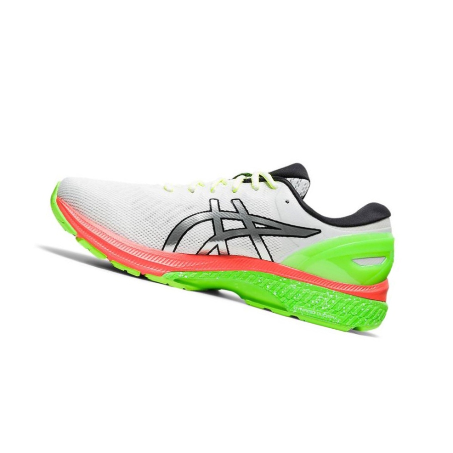 White Men's Asics GEL-KAYANO 27 LITE-SHOW Running Shoes | US60541JY