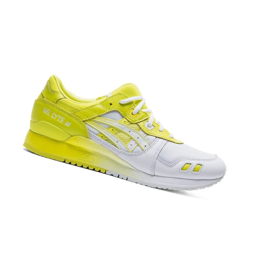 White Men\'s Asics GEL-LYTE III Sneakers | US56872QA