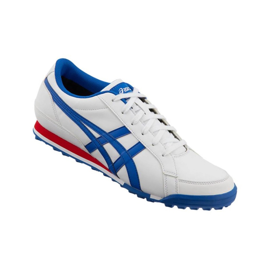 White Men's Asics GEL-PRESHOT Golf Shoes | US28671VB