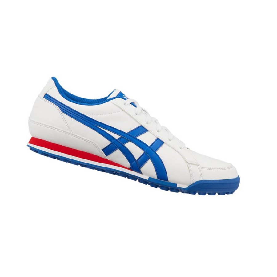 White Men\'s Asics GEL-PRESHOT Golf Shoes | US28671VB