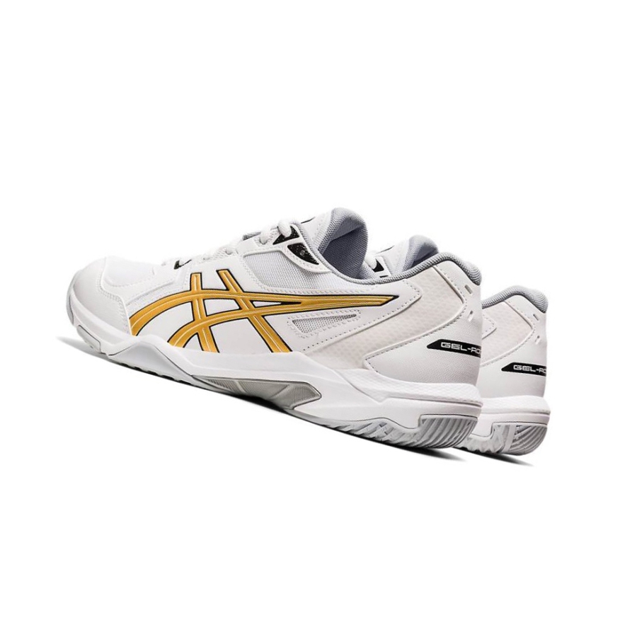 White Men's Asics GEL-ROCKET 10 Volleyball Shoes | US93701TD