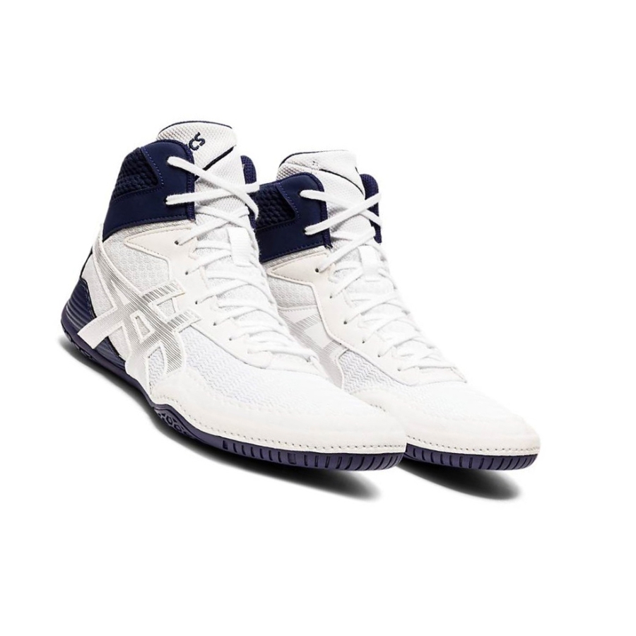 White Men's Asics MATCONTROL 2 Wrestling Shoes | US01728MN