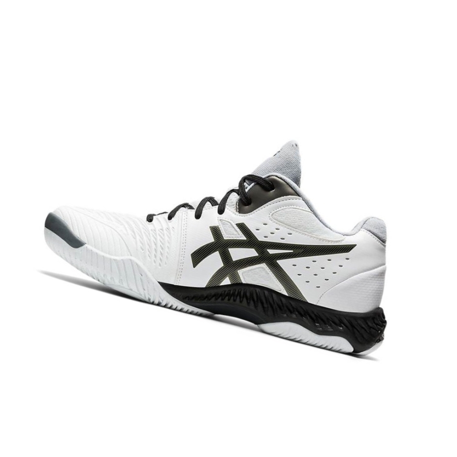 White Men's Asics NETBURNER BALLISTIC FF MT 2 Volleyball Shoes | US83920QM