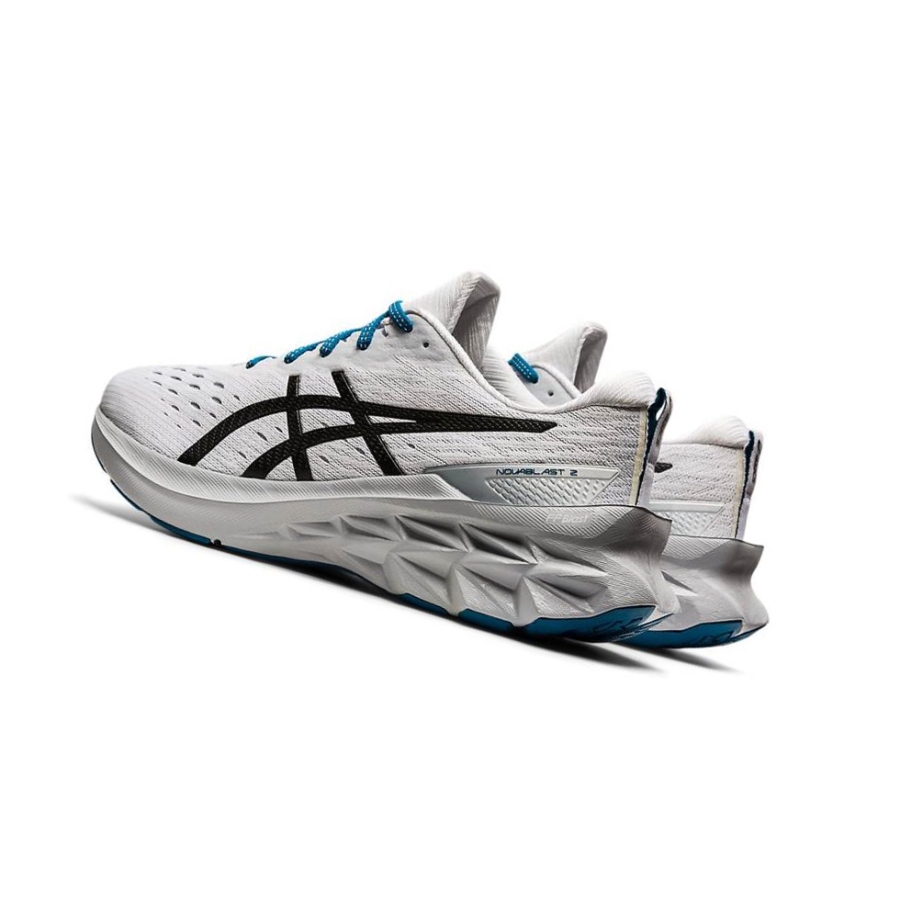 White Men's Asics NOVABLAST 2 Running Shoes | US07381XY