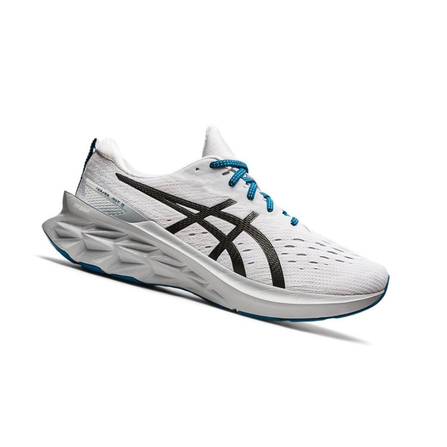 White Men\'s Asics NOVABLAST 2 Running Shoes | US07381XY