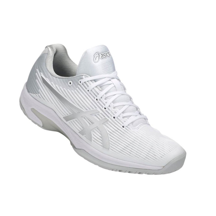 White Men's Asics SOLUTION SPEED FF Tennis Shoes | US24519VB