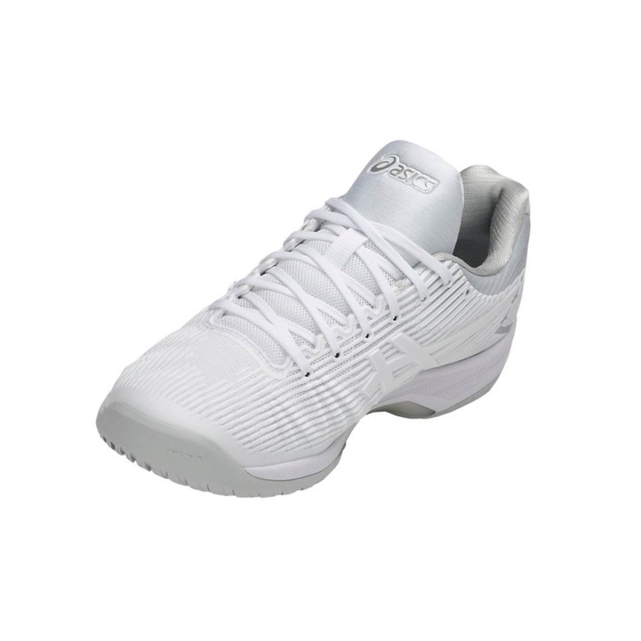 White Men's Asics SOLUTION SPEED FF Tennis Shoes | US24519VB