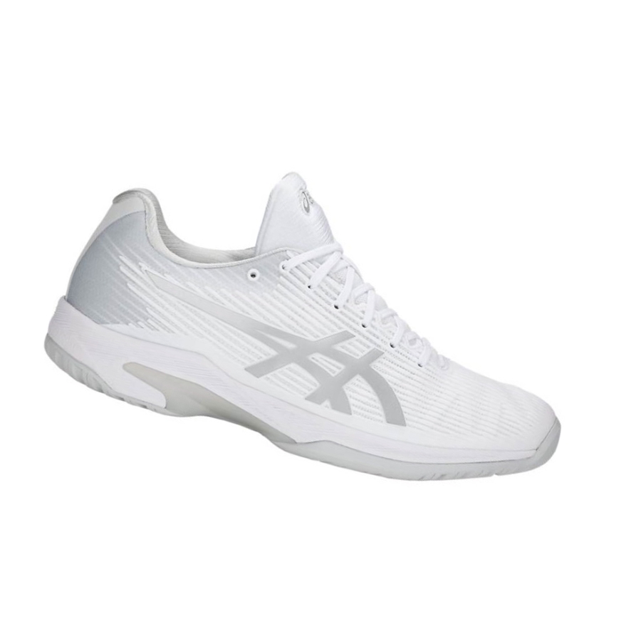 White Men\'s Asics SOLUTION SPEED FF Tennis Shoes | US24519VB