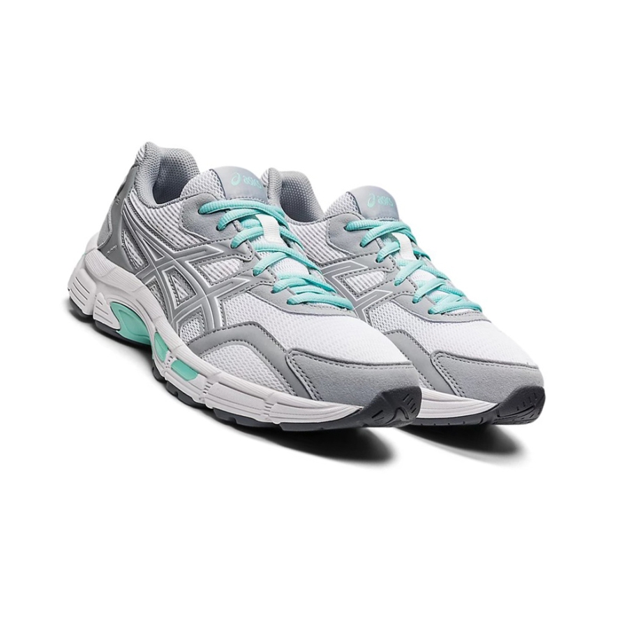 White / Piedmont Grey Women's Asics GEL-JOG MC Sneakers | US08431AD