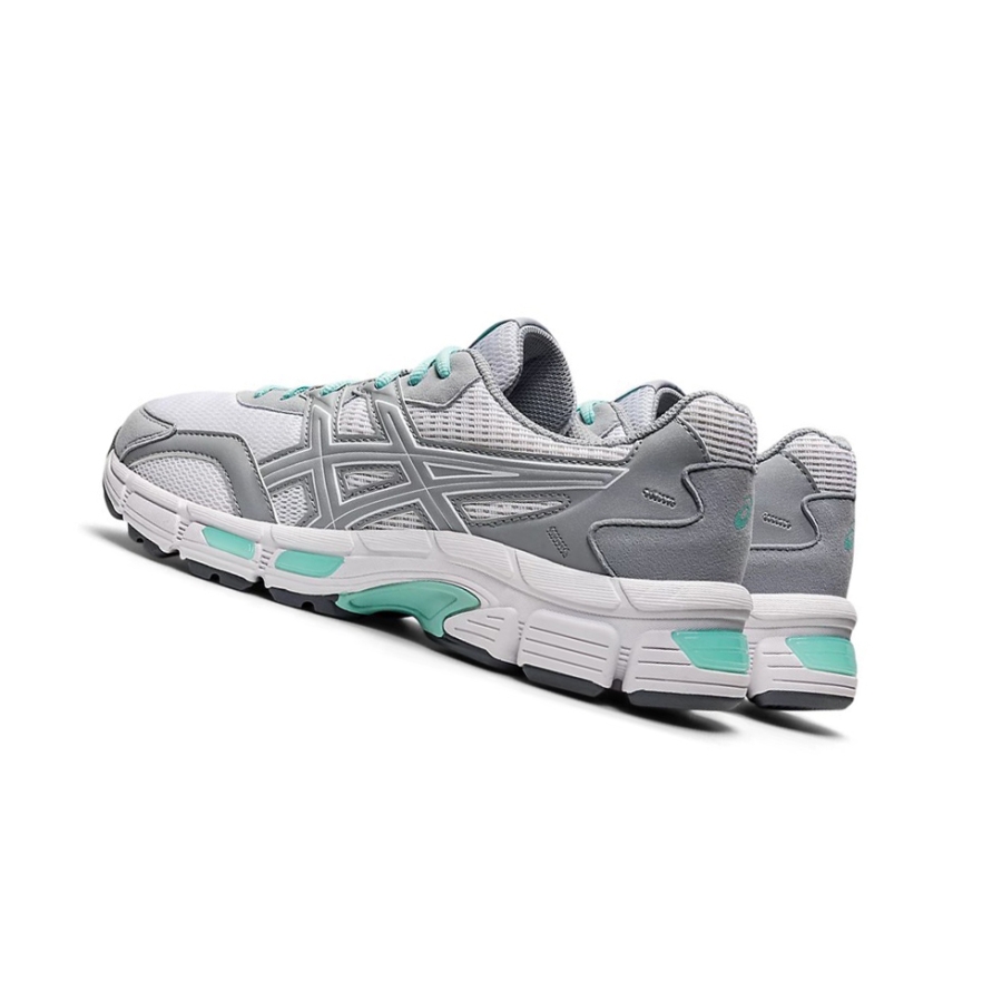 White / Piedmont Grey Women's Asics GEL-JOG MC Sneakers | US08431AD