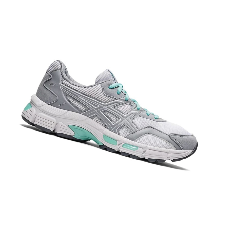 White / Piedmont Grey Women\'s Asics GEL-JOG MC Sneakers | US08431AD