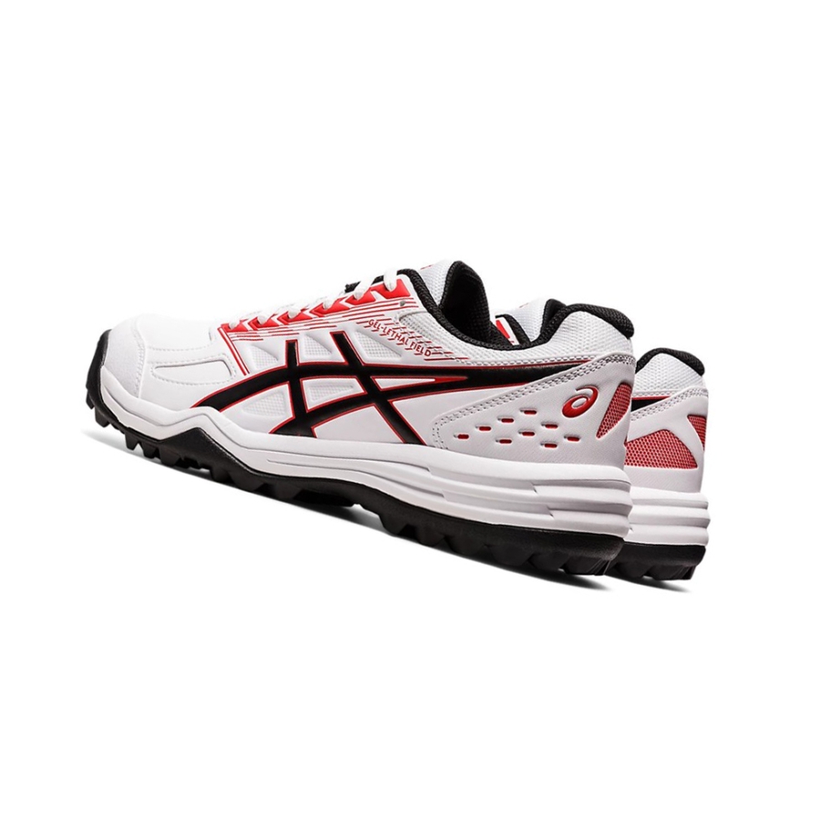 White / Red Men's Asics GEL-LETHAL FIELD Sneakers | US21398LJ