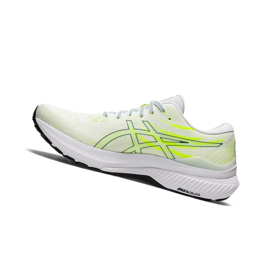 White / Velvet Pine Men's Asics GEL-KAYANO 29 Running Shoes | US59378VP