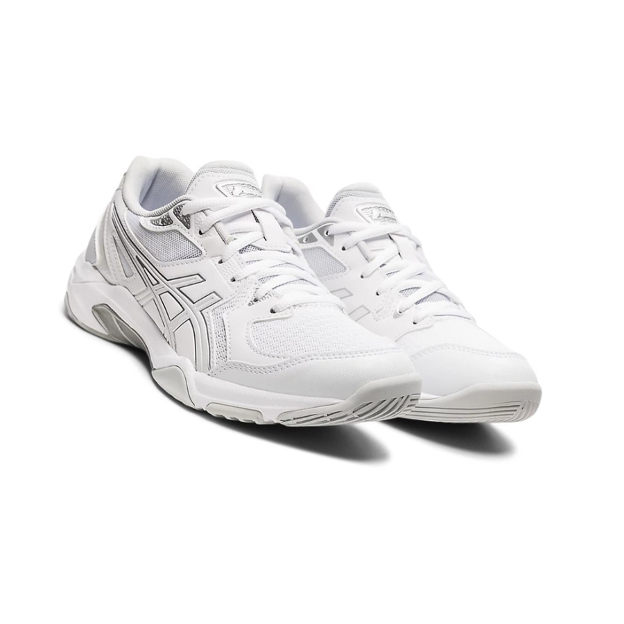 White / White Women's Asics GEL-ROCKET 10 Volleyball Shoes | US39470GU