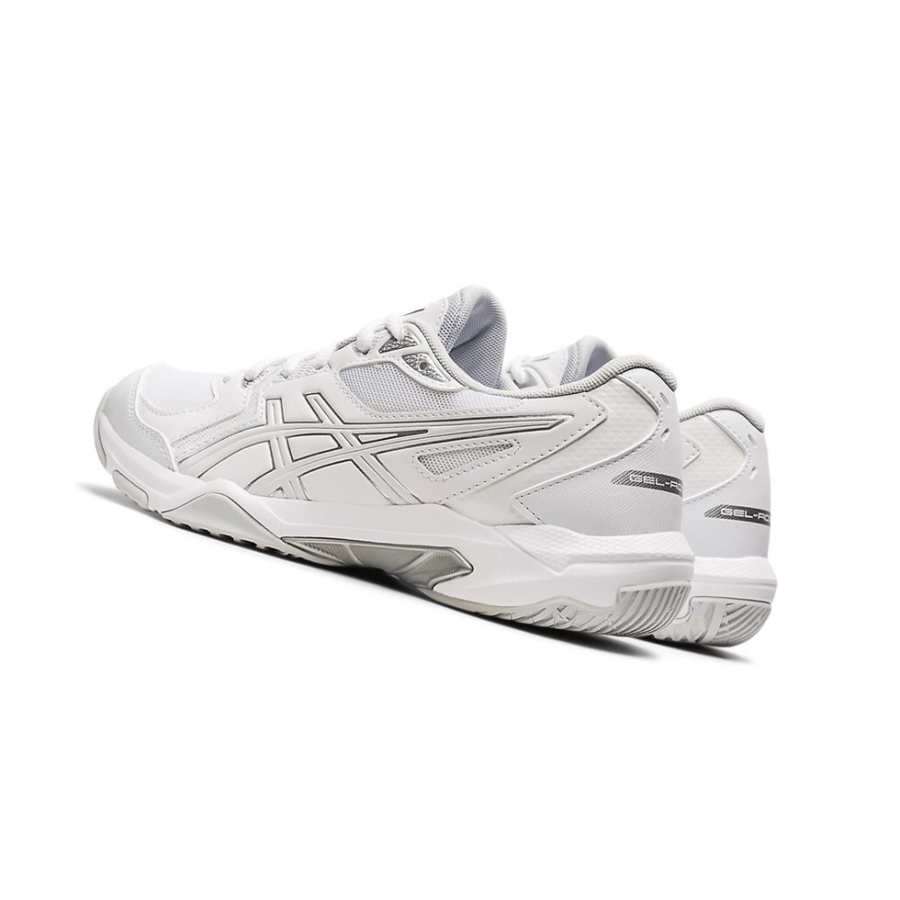 White / White Women's Asics GEL-ROCKET 10 Volleyball Shoes | US39470GU